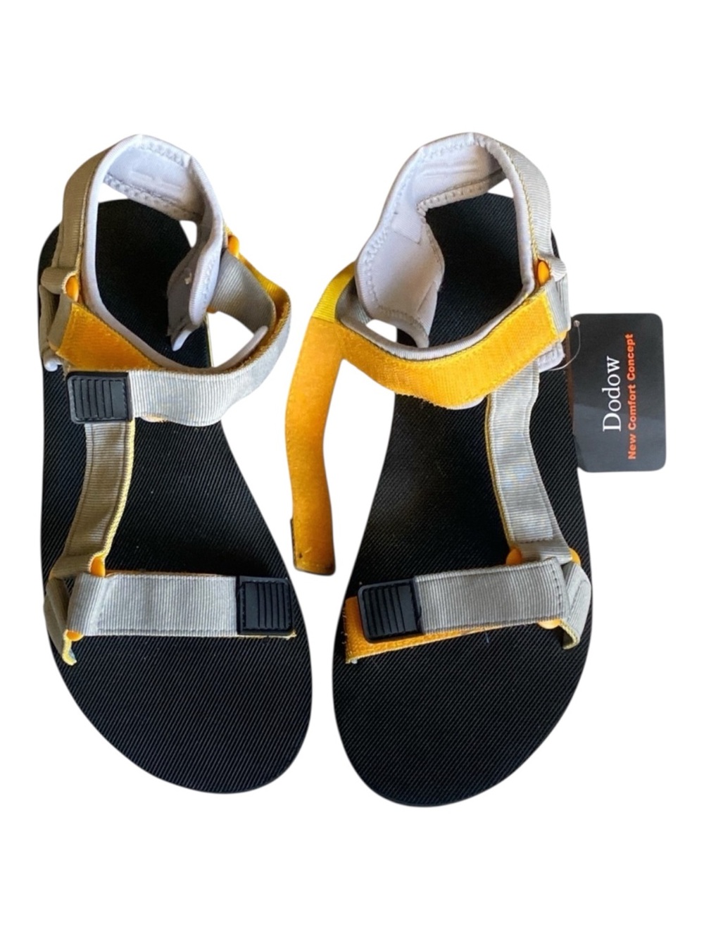 Casual Wadable Strappy Summer Sandals Women’s Size 10 Yellow & Grey Casual NWT